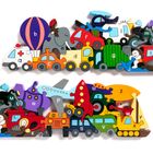 Alphabet Transport Jigsaw Puzzle and Playset